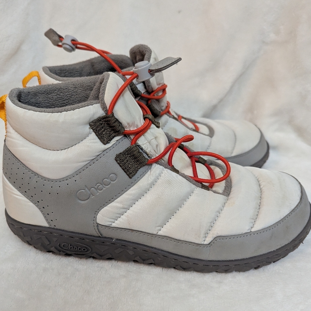 Chaco Ramble Puff Men's Water-Resistant Boots Glacier White Size 8.5 Women's 10